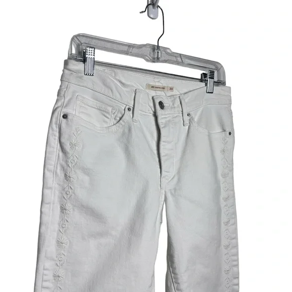 Levi's Women's Crisp White Skinny Jeans - Picture 4 of 11